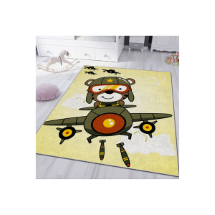 Homeilla  HMIGD-11 Dijital Baskı Pilot Sarı  Çocuk Odası Halısı