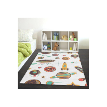 Homeilla  HMIGD-10 Dijital Baskı Uzay Bej  Çocuk Odası Halısı
