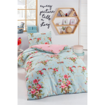 Eponj Ep-022035 Junior  Alanur Mint Çarşafsız Nevresim Seti Tek Kişilik