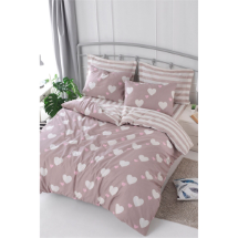 Eponj Ep-027033 Mature Herz Gülkurusu Çarşafsız Nevresim Seti Çift Kişilik