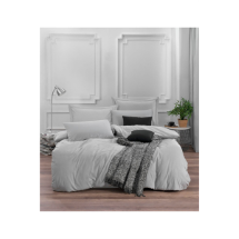 Eponj Ep-022745 DüzRenk FreshColor İreneGri Nevresim Takımı Çift Kişilik