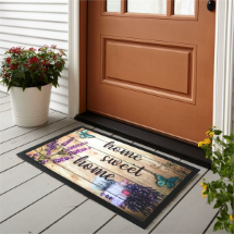 Giz Home Home Swet Home Lavanta 40x68 Cm İtalyan Format Kapı Paspası