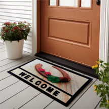 Giz Home Welcome Uğurböceği 40x68 Cm İtalyan Format Kapı Paspası