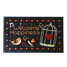 Giz Home Welcome Kuşlar 40x70 Cm İtalyan Format Kapı Paspası