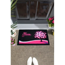 Giz Home Kokardo Pembe Ağaç 40x68 Cm İtalyan Format Kapı Paspası