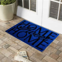 Giz Home Mavi Home Sweet Home Koko 45x75 Cm Dış Kapı Önü Paspası