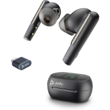 Poly  Voyager Free 60+ UC Carbon Black Earbuds +BT700 Kablosuz Kulaklık