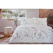 Özdilek Ranforce White Lily Çift Kişilik Nevresim Takımı