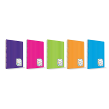 Çınar 5'Li Colormaxı A4 96 Yp Çizgili Pp Kapak Spiralli Defter