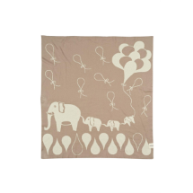 Organicera Organik Triko Fil Bej 80x90 Bebek Örtüsü