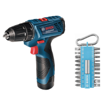 Bosch GSB 120-LI + 21 Parça  Darbeli Delme Vidalama Makinesi + Vidalama Ucu Seti