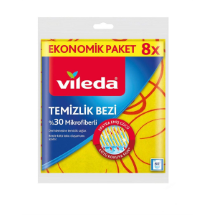 Vileda %30 Microfiberli 8li Temizlik Bezi