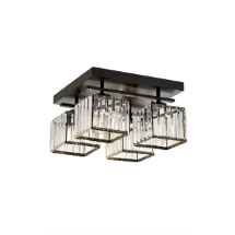 Avonni AV-1795-4BSY Eskitme/Siyah Boyalı Modern Avize