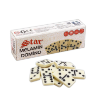 Star Oyun Melamin Plastik Kutulu Domino