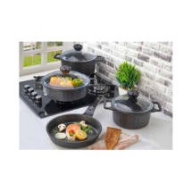 Polo Chef GD107-CTS Granit Döküm 7 Parça Tencere Seti