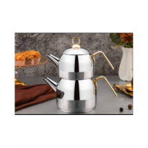 Polo Chef ÇY101-OPÇ Silver Orta Boy Çaydanlık
