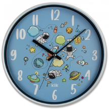 Klik Slim Uzay  Duvar Saati