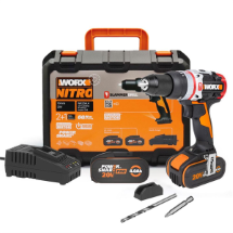 Worx WX354.4 Çift Akülü Darbeli Matkap