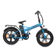 Vodin Beep.10 (Mavi-Mor) 20" Katlanır Elektrikli Bisiklet