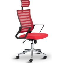 Asbir Capri Başlıklı Fileli Başlıklı Metal Ayaklı  Çalışma Koltuğu