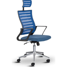 Asbir Capri Başlıklı Fileli Başlıklı Metal Ayaklı  Çalışma Koltuğu