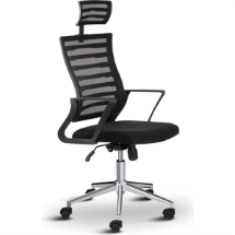 Asbir Capri Başlıklı Fileli Başlıklı Metal Ayaklı  Çalışma Koltuğu