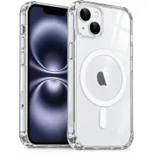Case Street Iphone 15 Magsafe Özellikli Şeffaf Rubber Kılıf