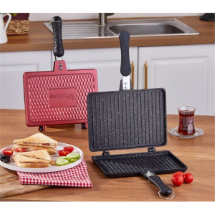 Polo Chef Granit Döküm 24 Cm Ocak Üstü Tost Makinesi