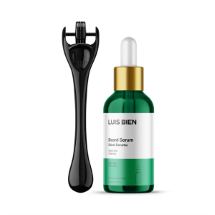 Luis Bien Yeşil Serum + Dermaroller Sakal Güçlendirici Set