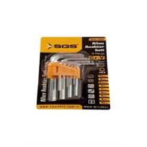 Sgs SGS1060 9 Parça Allen Anahtar Seti