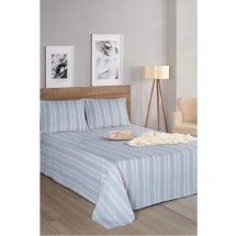 Eponj Ep-300630 Sport Çizgili Line  Çift Kişilik Çarşaf Seti