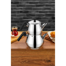 Cook Shef ÇY100-DOÇ Mini Boy Siyah Çelik Çaydanlık