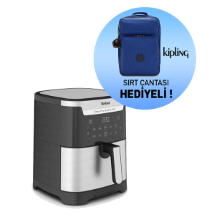 Tefal Easy Fry Grill XXL 6.5 lt Az Yağlı Fritöz + Kipling Sırt Çantası