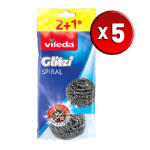 Vileda 3' lü Çelik 5 Adet Bulaşık Teli