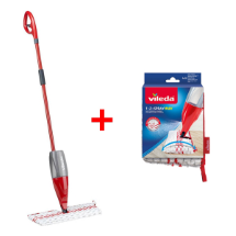 Vileda 1-2 Spray Max Sprey Mob + Spray Max Mop 1-2 Sistem Yedek Paspas Temizlik Seti