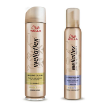 Wella Wellaflex Boyalı Saçlar 250 ml + Wellaflex 2nd Day Saç Spreyi + Köpük