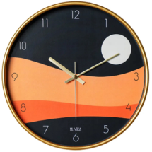 Muyika İniziare Turuncu Ay 30 cm Duvar Saati