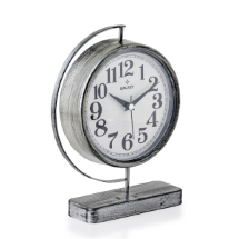 Muyika Maniera Gri Eskitme Masa Saati