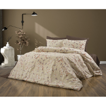 Think N Link Frezya Kahve Çift Kişilik Nevresim Takımı