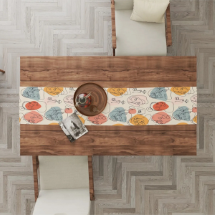 Homeilla  Modern Figür Temalı Dijital Baskı Runner  Masa Örtüsü