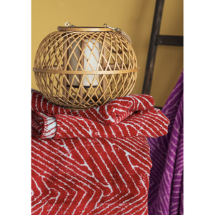 Think N Link 180x220 Pamuklu Kırmızı Çift Kişilik Battaniye