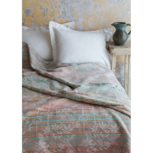 Think N Link 180x220 Pamuklu Floral Çift Kişilik Battaniye