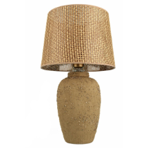 Muyika YL746 Coller Handmade Kahverengi Seramik Abajur