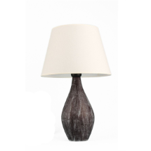 Muyika YL740 Basilic Handmade Beyaz Seramik Abajur