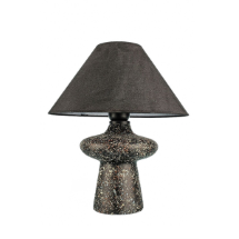 Muyika YL739 Sesame Handmade Siyah Seramik Abajur