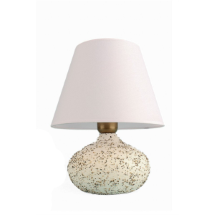 Muyika YL702 Chasse Handmade Beyaz Seramik Abajur