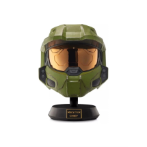 Halo Miğferi ve Sergi Standı Gerçekçi Master Chief Kaskı
