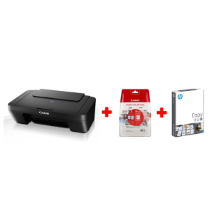 Canon + Hp Pixma E414 + PG-46/CL-56 + A4 80 gr 500 Yaprak Yazıcı Set

