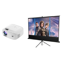 Havit PJ212 + PS100 Projeksiyon Cihazı + Projeksiyon Perdesi