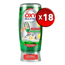 Mr. Oxy Maxima Elde Yıkama Limon Kokulu 18'li Bulaşık Deterjanı